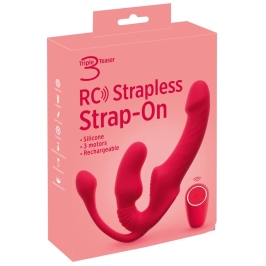 You2Toys Strapless Triple RC Silicone Intimate System, 3 Motors, Remote
