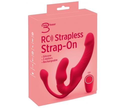 You2Toys Strapless Triple RC Silicone Intimate System, 3 Motors, Remote