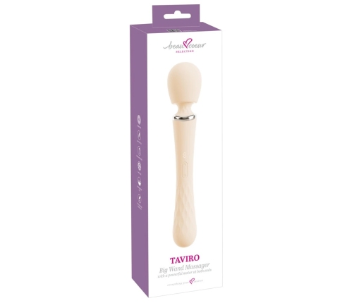 beau coeur Taviro Big Wand Massager - Dual-Ended, Waterproof, 31.7 cm