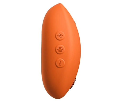 We-Vibe Temp Tangerine Compact Lay-On Device with Warming & Cooling