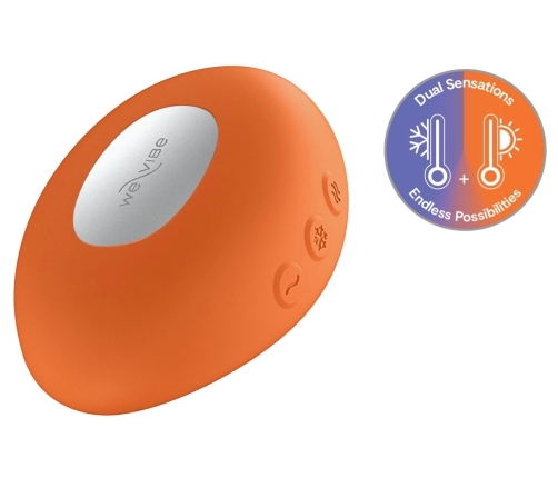 We-Vibe Temp Tangerine Compact Lay-On Device with Warming & Cooling