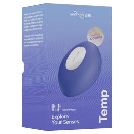 We-Vibe Temp Lavender Blue - Temperature Control Compact Massager 9.5cm