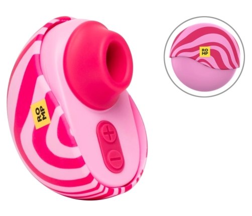 ROMP Spin Compact Air-Pulse System with Protective Case, 7 cm, Pink