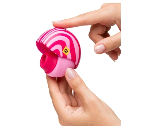 ROMP Spin Compact Air-Pulse System with Protective Case, 7 cm, Pink
