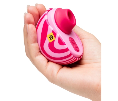 ROMP Spin Compact Air-Pulse System with Protective Case, 7 cm, Pink