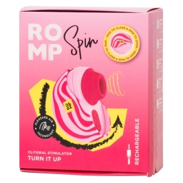 ROMP Spin Compact Air-Pulse System with Protective Case, 7 cm, Pink