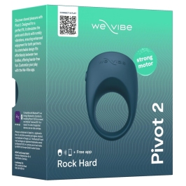 We-Vibe Pivot 2 Slate - Silicone Intimate Comfort Ring with App Control