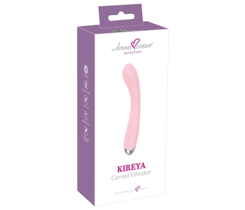 beau coeur Kireya Curved Vibra Silicone Intimate Device 20.3 cm Purple