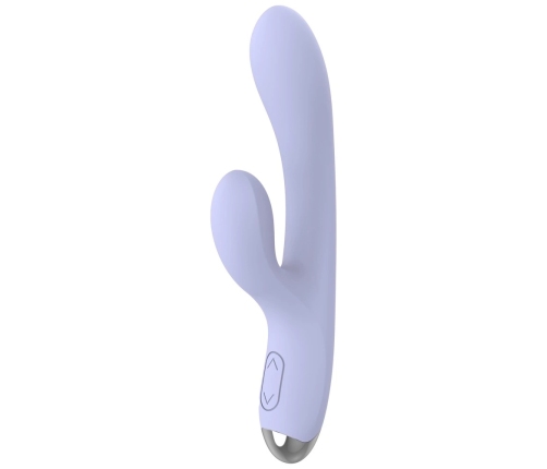 beau coeur Rivano Curved Rabbit Vibrator, Dual Motor, Soft Silicone, 20.4cm