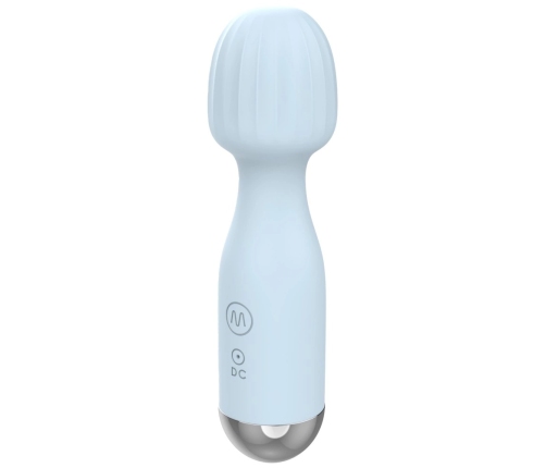 beau coeur Vanyor Mini Wand Massager Compact Silicone 15.4cm Pink