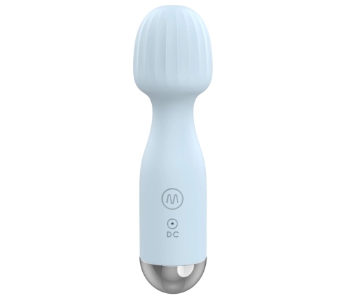 beau coeur Vanyor Mini Wand Massager Compact Silicone 15.4cm Pink