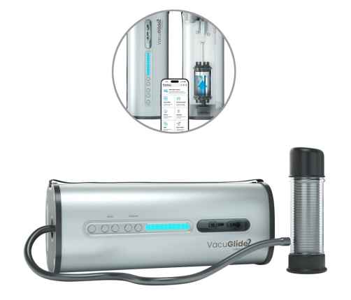 Autoblow VacuGLIDE 2 App-Controlled Intimate Machine with Adjustable Suction