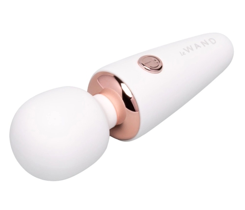 le Wand Mini Microwand White Compact Rechargeable Massager 10cm