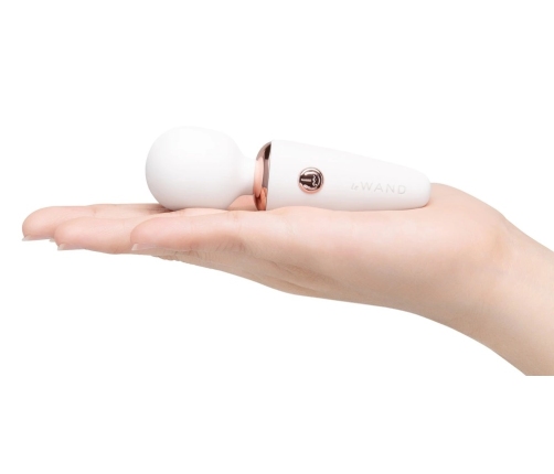 le Wand Mini Microwand White Compact Rechargeable Massager 10cm