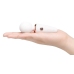 le Wand Mini Microwand White Compact Rechargeable Massager 10cm