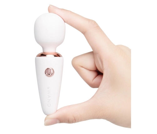 le Wand Mini Microwand White Compact Rechargeable Massager 10cm