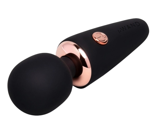 le Wand Mini Microwand Black - Compact Rechargeable Massage Wand 10 cm