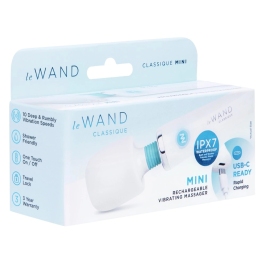 le Wand Classique Mini Wand Massager White - Compact Rechargeable Model le Wand Classique Mini Wand Massager White - Compact Rechargeable Model