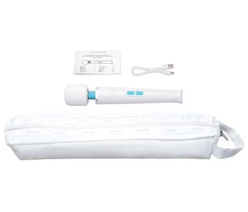 le Wand Classique Petite Cordless Massage Wand White 24.9cm