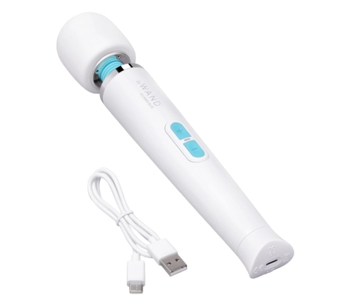 le Wand Classique Petite Cordless Massage Wand White 24.9cm