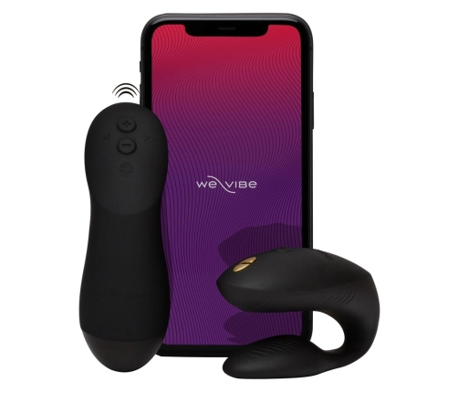 We-Vibe Chorus Pro Satin Black - Advanced Partner Vibrator, 3 Motors