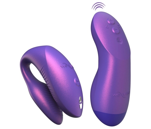 We-Vibe Chorus Pro Flexible Couples Device Cosmic Purple 3 Motors App Control