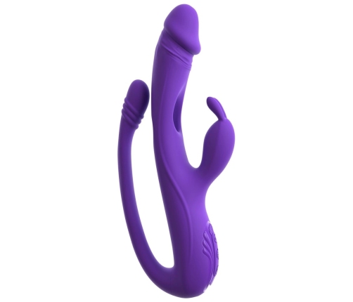 Sweet Smile Rabbit Vibe G-Spot/Ana - Triple Motor Silicone System 23cm