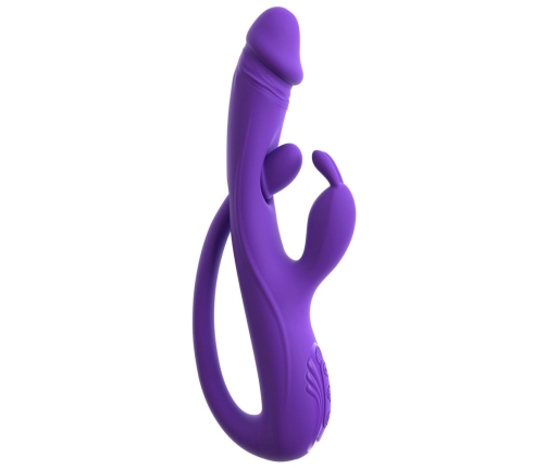 Sweet Smile Rabbit Vibe G-Spot/Ana - Triple Motor Silicone System 23cm