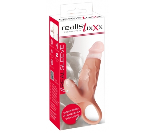 Realistixxx Real Sleeve Clit S Silicone Intimate Machine with Vibrations
