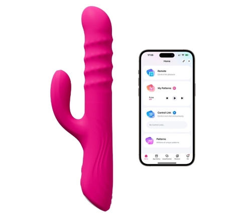 Lovense Velvo Rotating Dual-Action Intimate Device, App-Controlled, 24.7cm