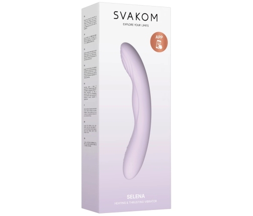 Svakom Selena Intimate Device Pastel Lilac Compact Design