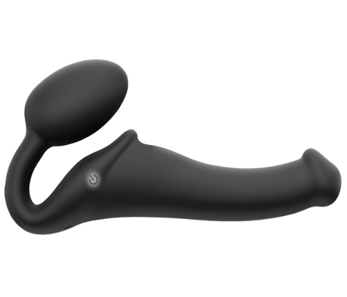 Strap-On-Me Vibrating Bendable Strap-On Black 3 Motors Silicone 15.2cm