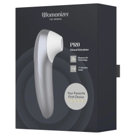 Womanizer Pro Silver - Compact Air Technology System, 11 Modes Womanizer Pro Silver - Compact Air Technology System, 11 Modes