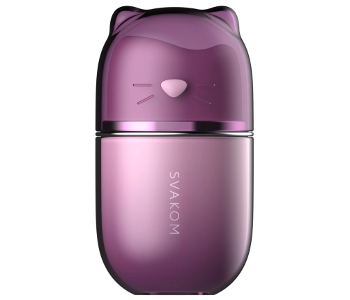 SVAKOM Klitty Dusty Lavender Lay-On Device with Suction & Licking Modes
