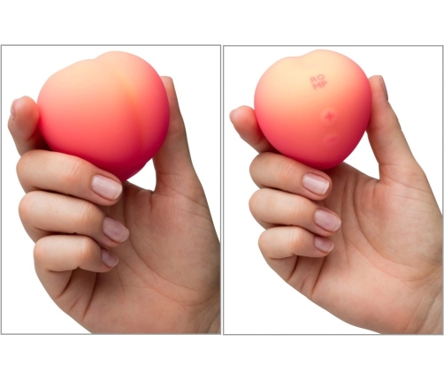 ROMP Pink Peach Compact Air Pulse Stimulator, Waterproof, Silicone