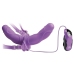 FFE Vibrating Dual Silicone Intimate System Adjustable 12.7cm/12.1cm