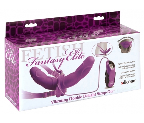 FFE Vibrating Dual Silicone Intimate System Adjustable 12.7cm/12.1cm