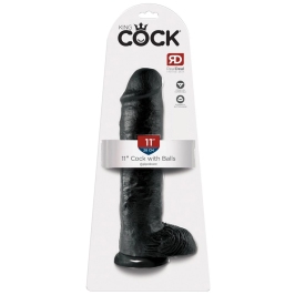 KC 11" Cock with Balls Dark