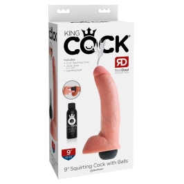 KC 9" Squirting Cock with Ball