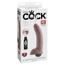 KC 9" Squirting Cock with Ball