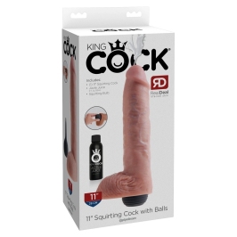 KC 11" Squirting Cock with Bal