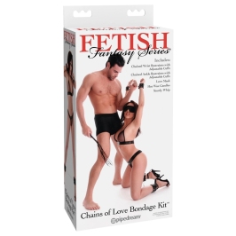 FFS Chains of Love Bondage Kit - Adjustable Cuffs & Sensory Accessories