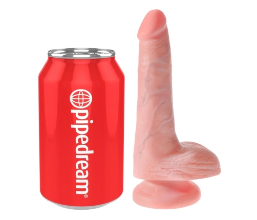 King Cock 6 Cock w Balls Light