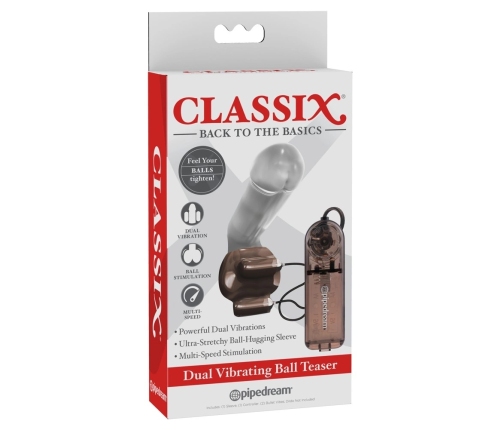 Pipedream C Dual Vibrating Ball Teaser Adjustable Intimate Ring