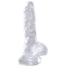 King Cock KCC 4 Compact Intimate Model with Suction Base 10.2cm TPE