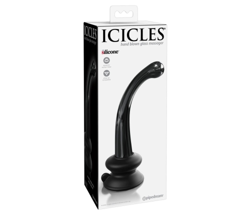 Pipedream Icicles No. 87 Curved Glass Model with Removable Suction Cup 15.5cm