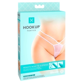 HookUp Panties Remote Bow-Tie G-String XL-XXL Wireless Vibrating Set