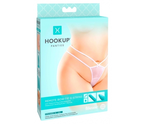 Remote Bow-Tie G-String XL-XXL