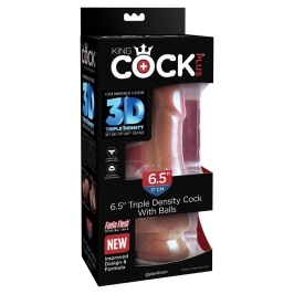 King Cock Plus 6.5” TDC Tan Intimate Machine with Suction Base
