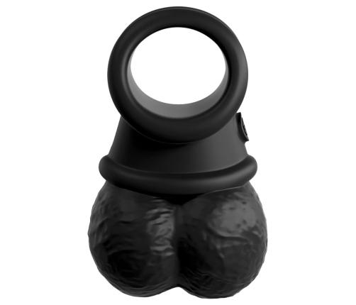 King Cock Elite TCJ Weighted Swinging Ball Ring Dual Density Silicone